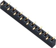 2.0MM H=4.3MM 單排  180°SMT  排母